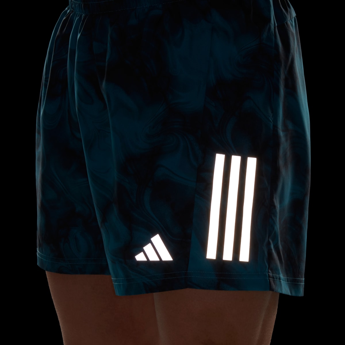 Adidas Own the Run Allover Print Shorts. 7