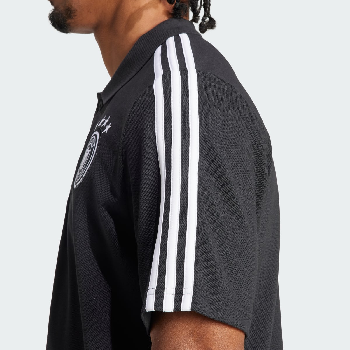 Adidas Germany DNA 3-Stripes Polo Shirt. 8