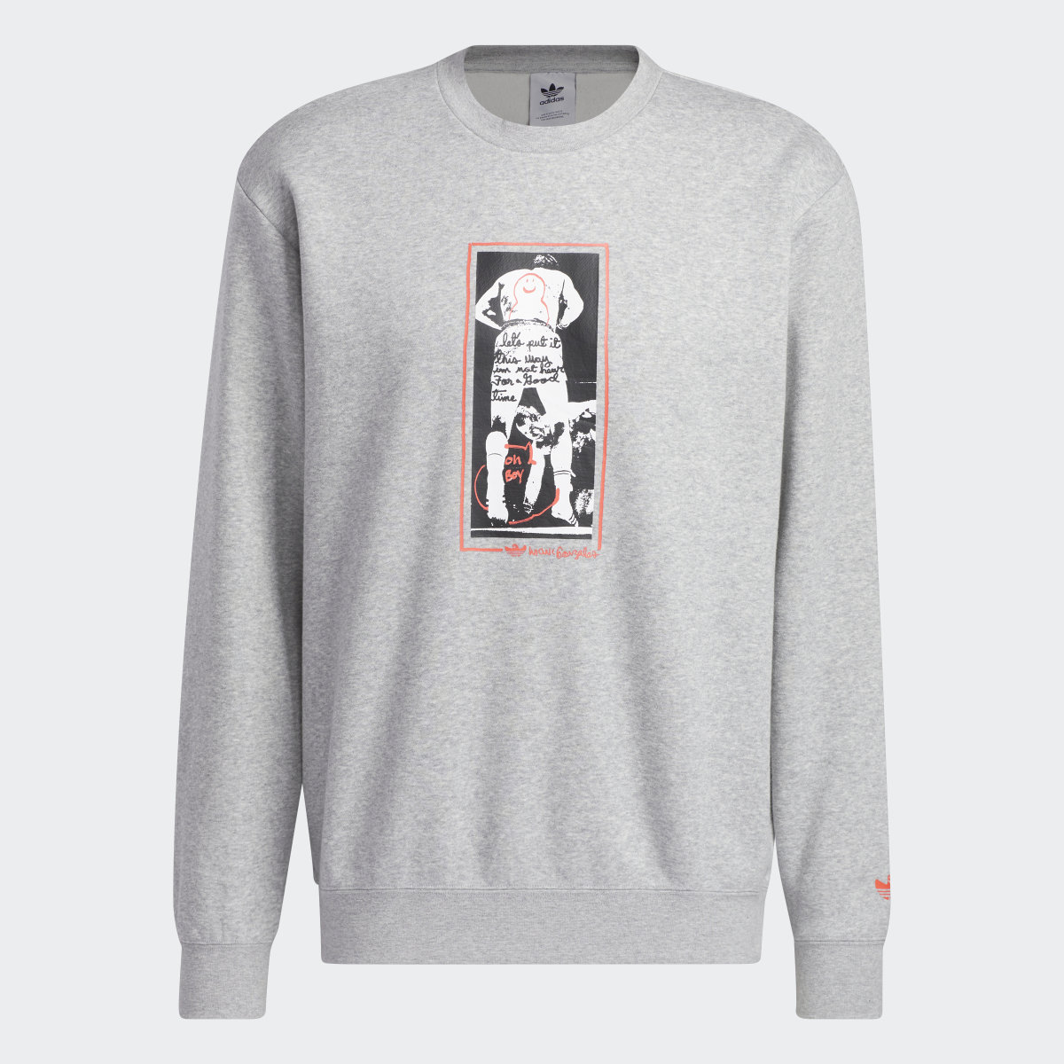 Adidas Graphic Shmoofoil Crewneck Sweatshirt. 4