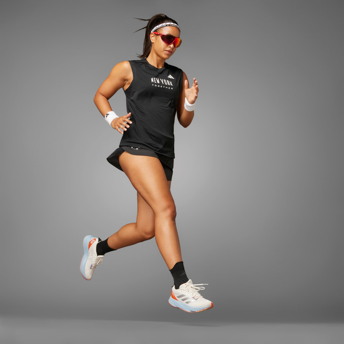 Adidas NYC Running Singlet (Gender Neutral). 4