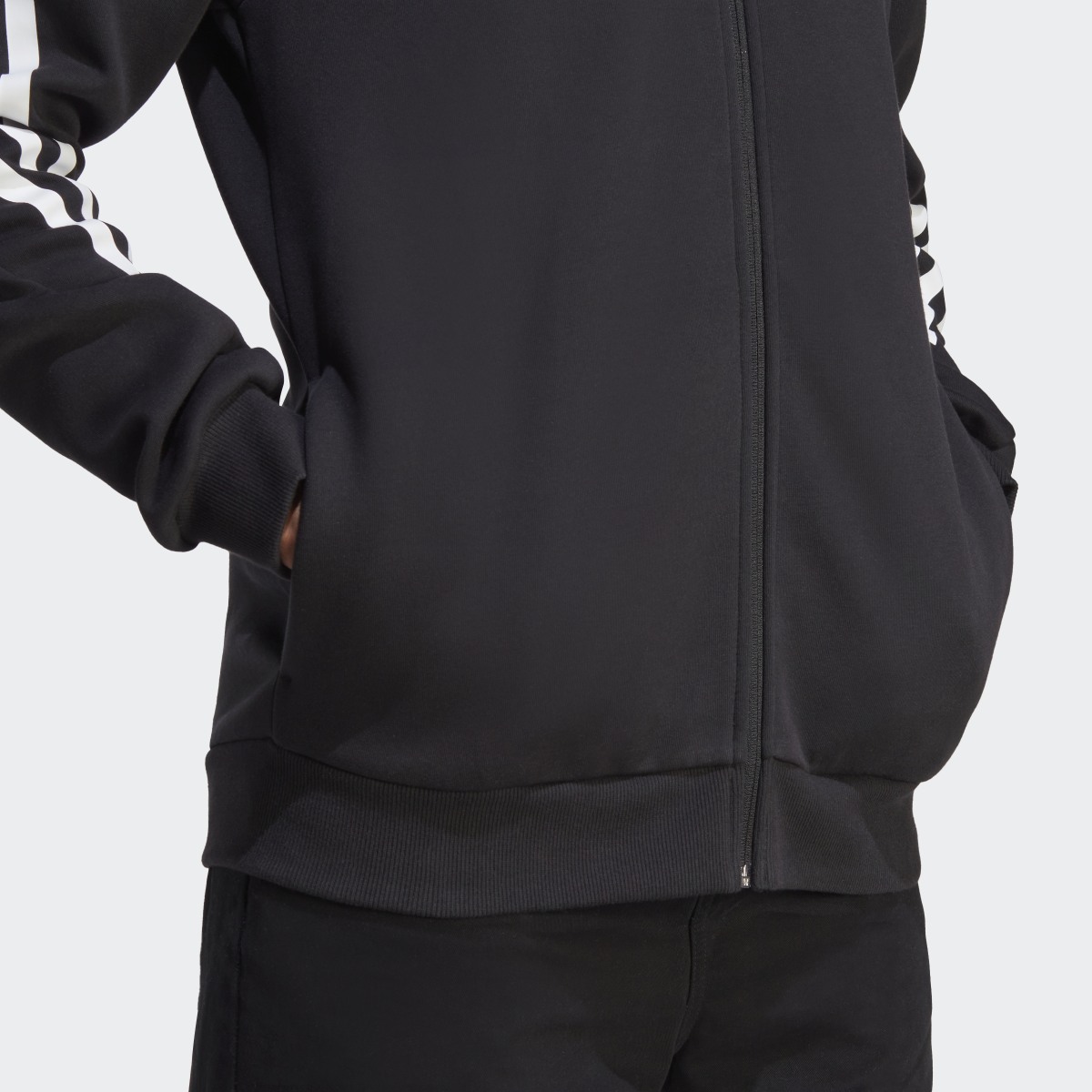 Adidas Veste à capuche entièrement zippée 3 bandes Future Icons. 9
