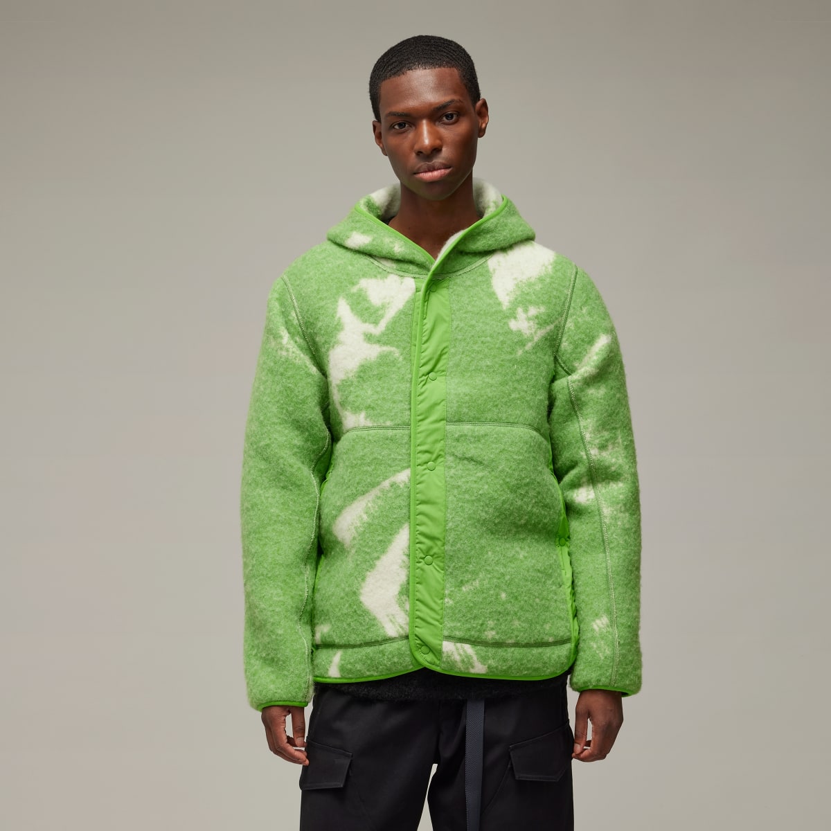 Adidas Y-3 Fuzzy Fleece Jacket. 6