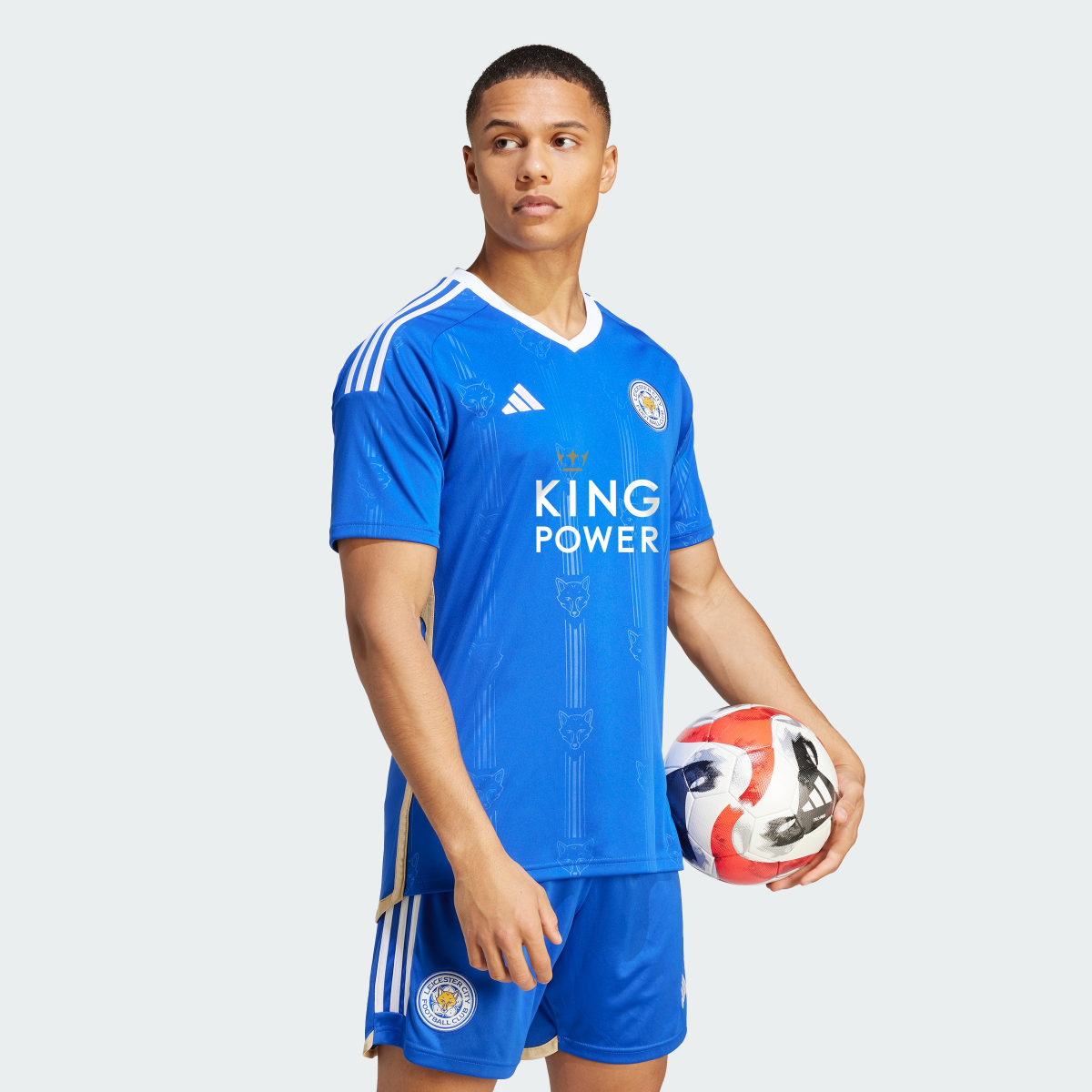 Adidas Camisola Principal 23/24 do Leicester City FC. 4