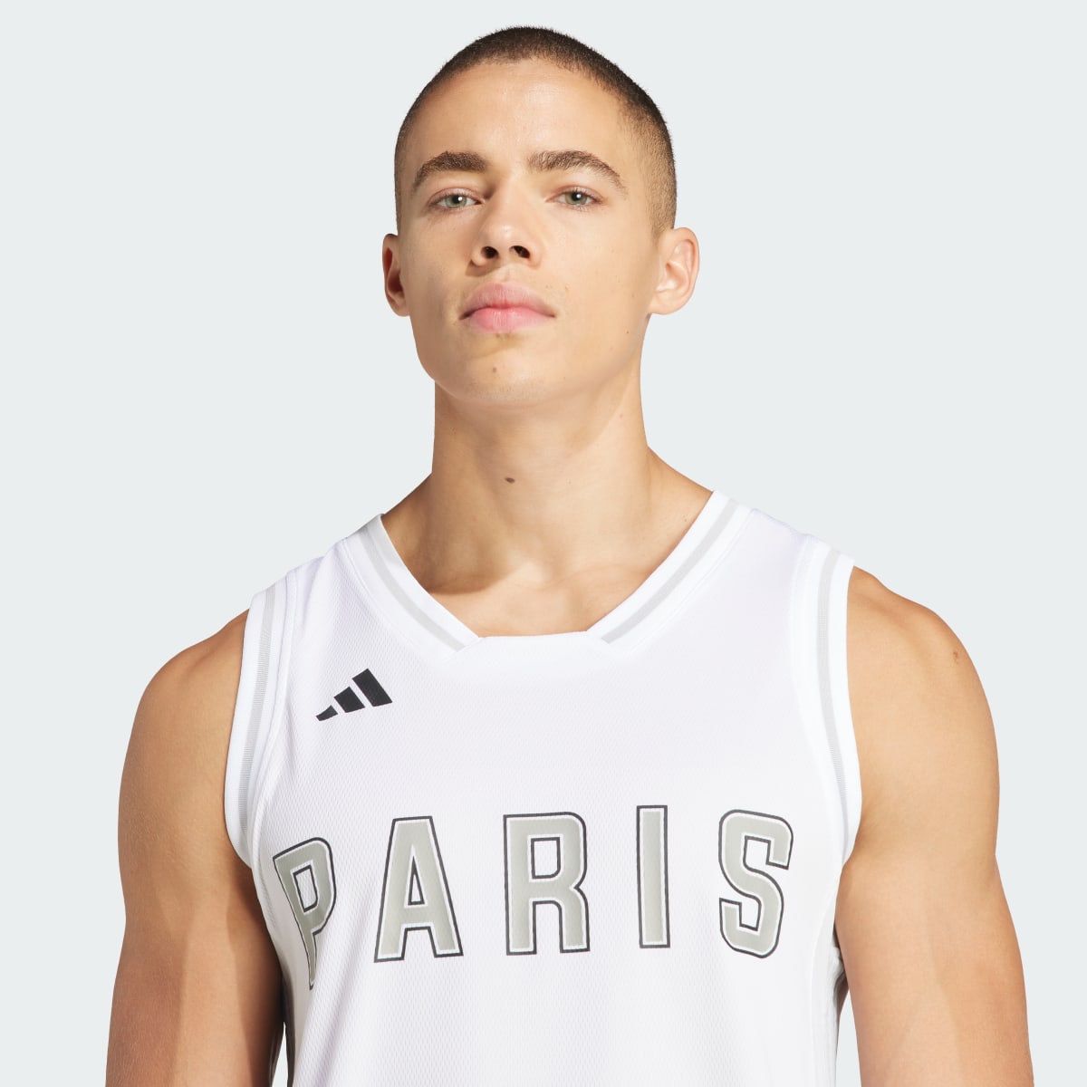 Adidas Maglia AEROREADY Paris Basketball. 6