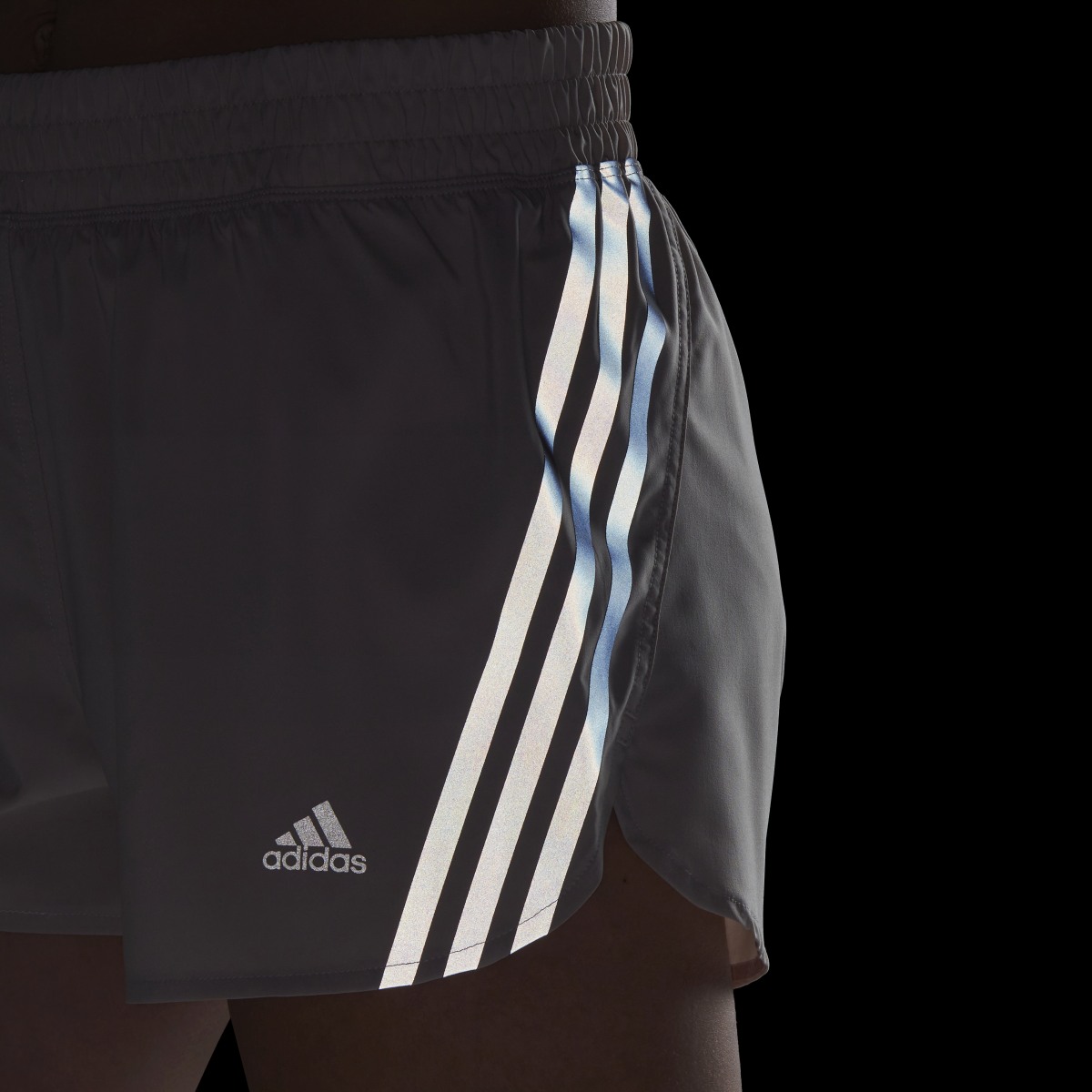 Adidas Run Icons 3-Stripes Running Shorts. 6