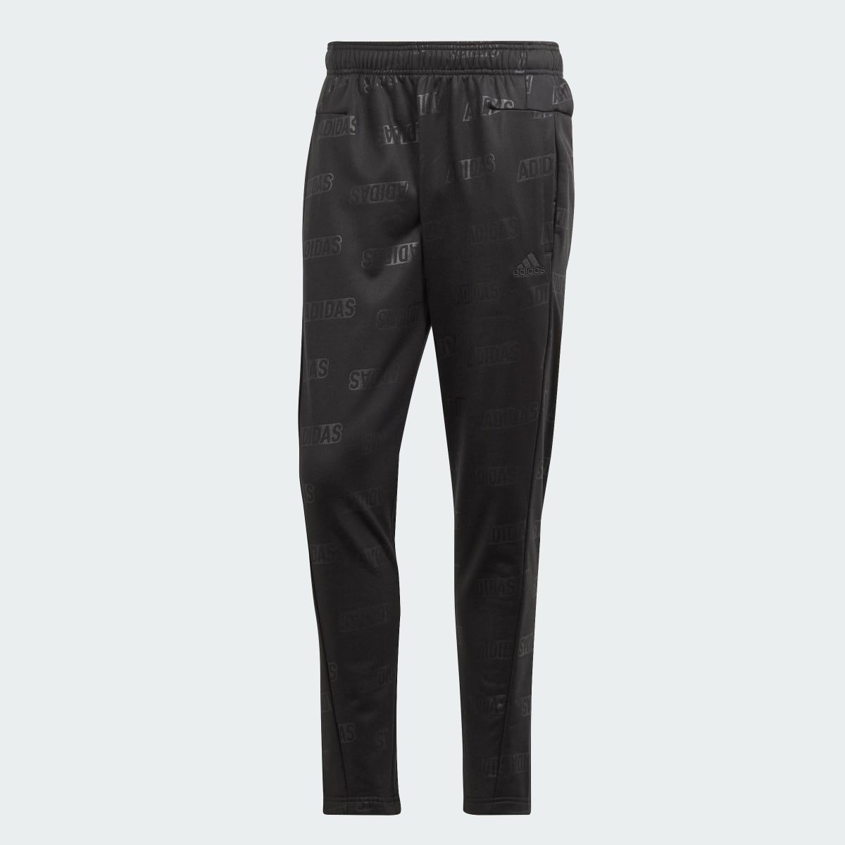 Adidas Embossed adidas Polar Fleece Tapered Pants. 4