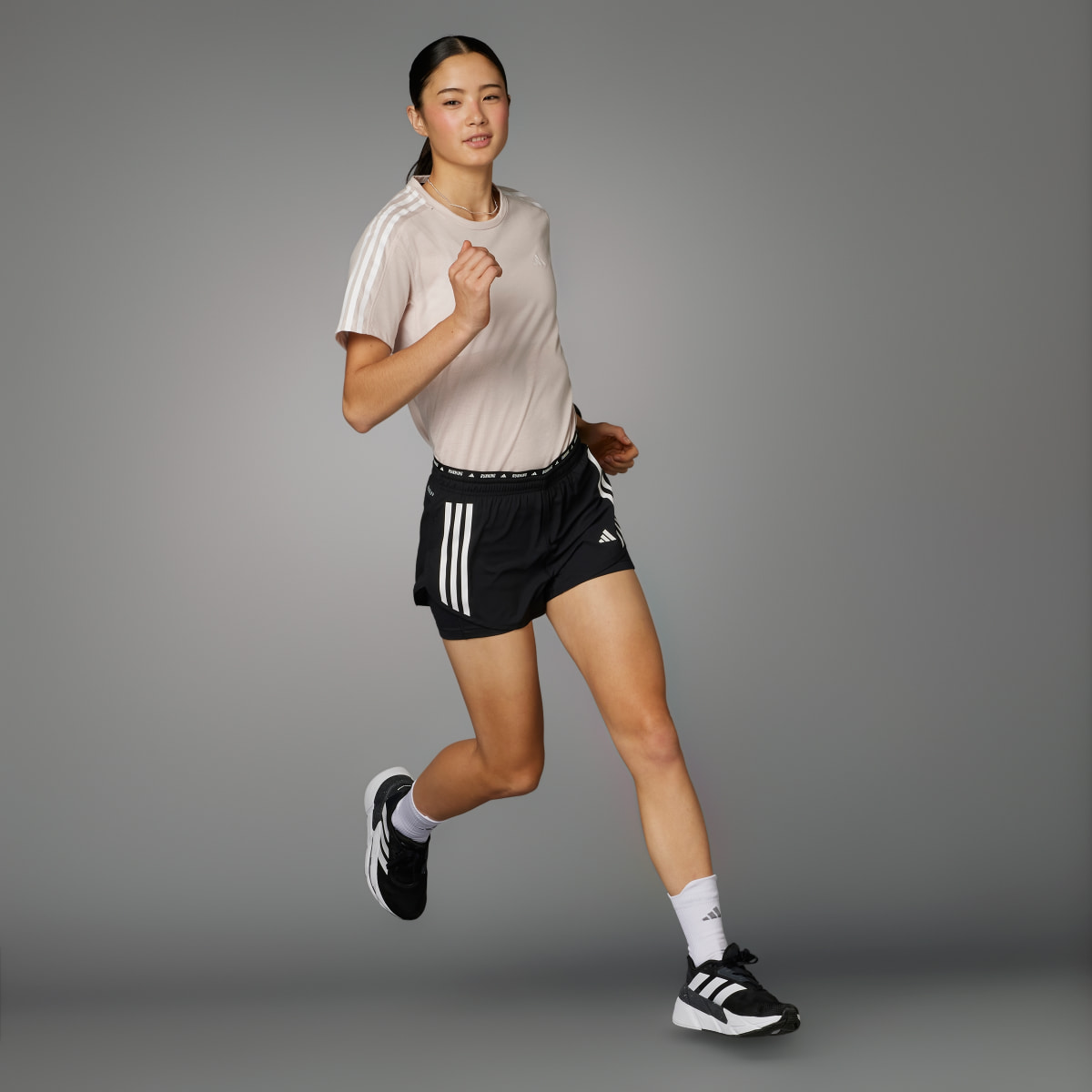 Adidas Own the Run 3-Stripes 2-in-1 Shorts. 8