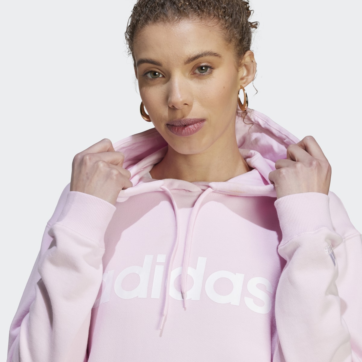 Adidas Essentials Linear Hoodie. 6