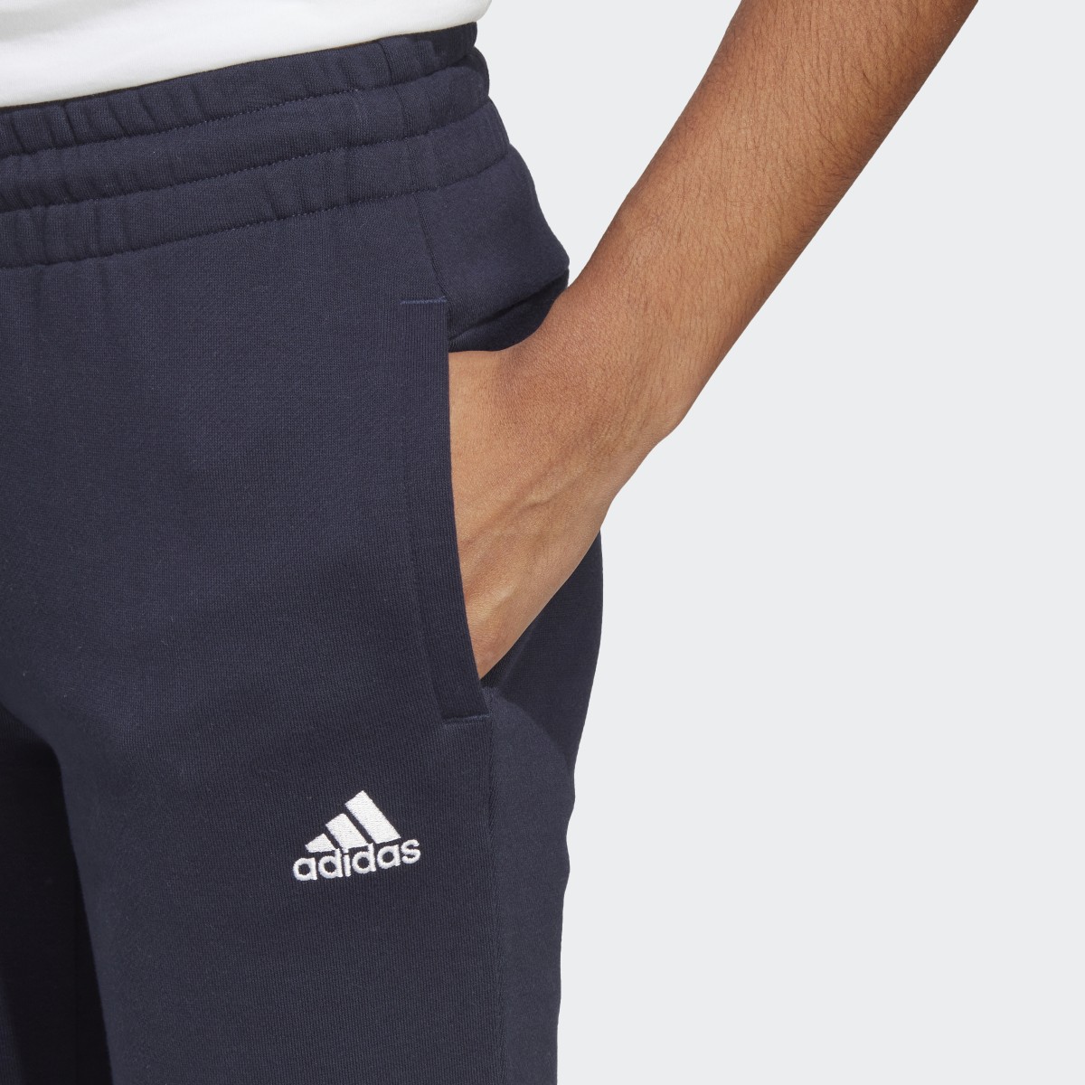 Adidas Essentials Linear French Terry Cuffed Joggers. 5