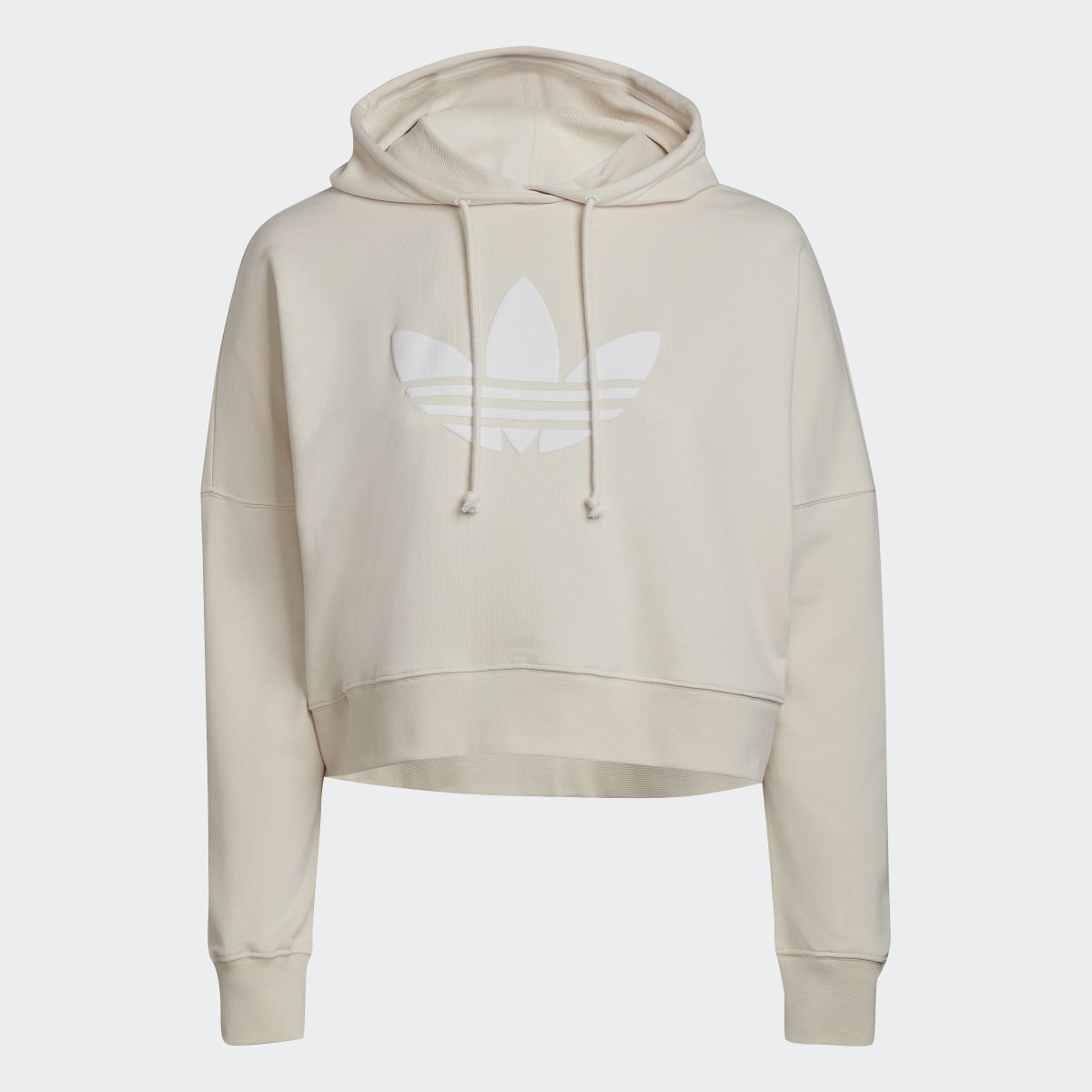 Adidas Sudadera con capucha Cropped (Tallas grandes). 5