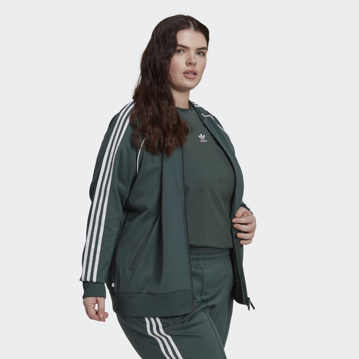 Adidas Veste de survêtement Primeblue SST (Grandes tailles). 4