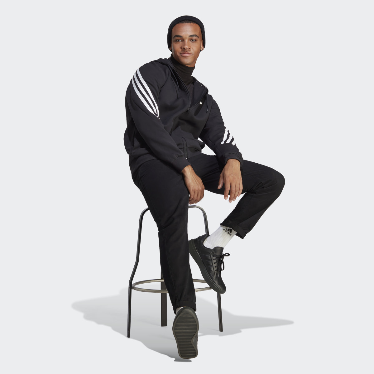 Adidas Future Icons 3-Stripes Full-Zip Hoodie. 5