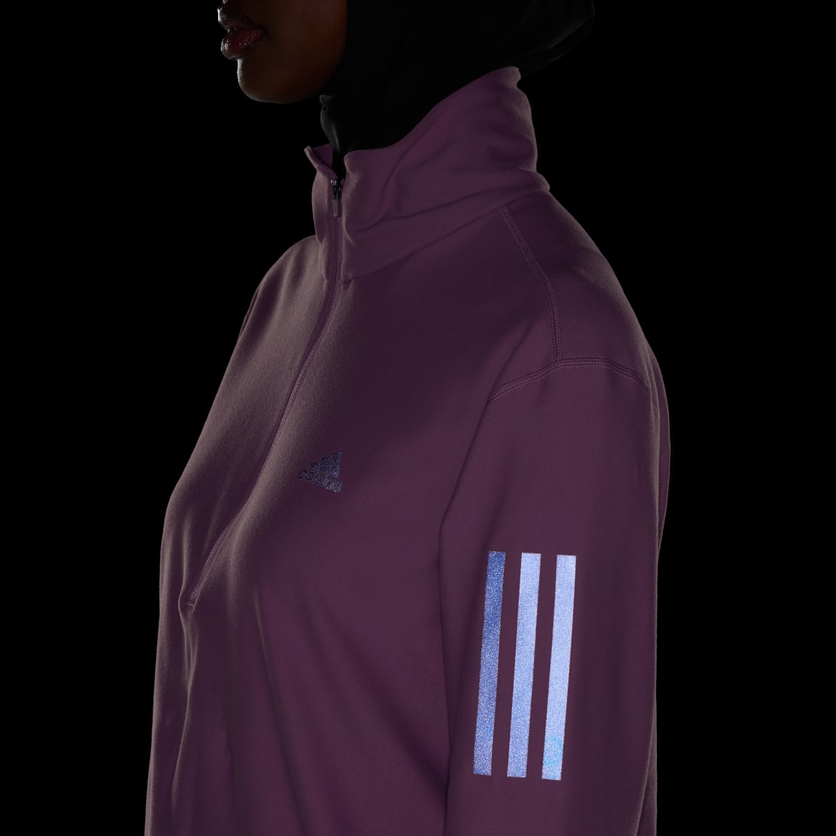 Adidas Felpa da running Own the Run 1/2 Zip. 7