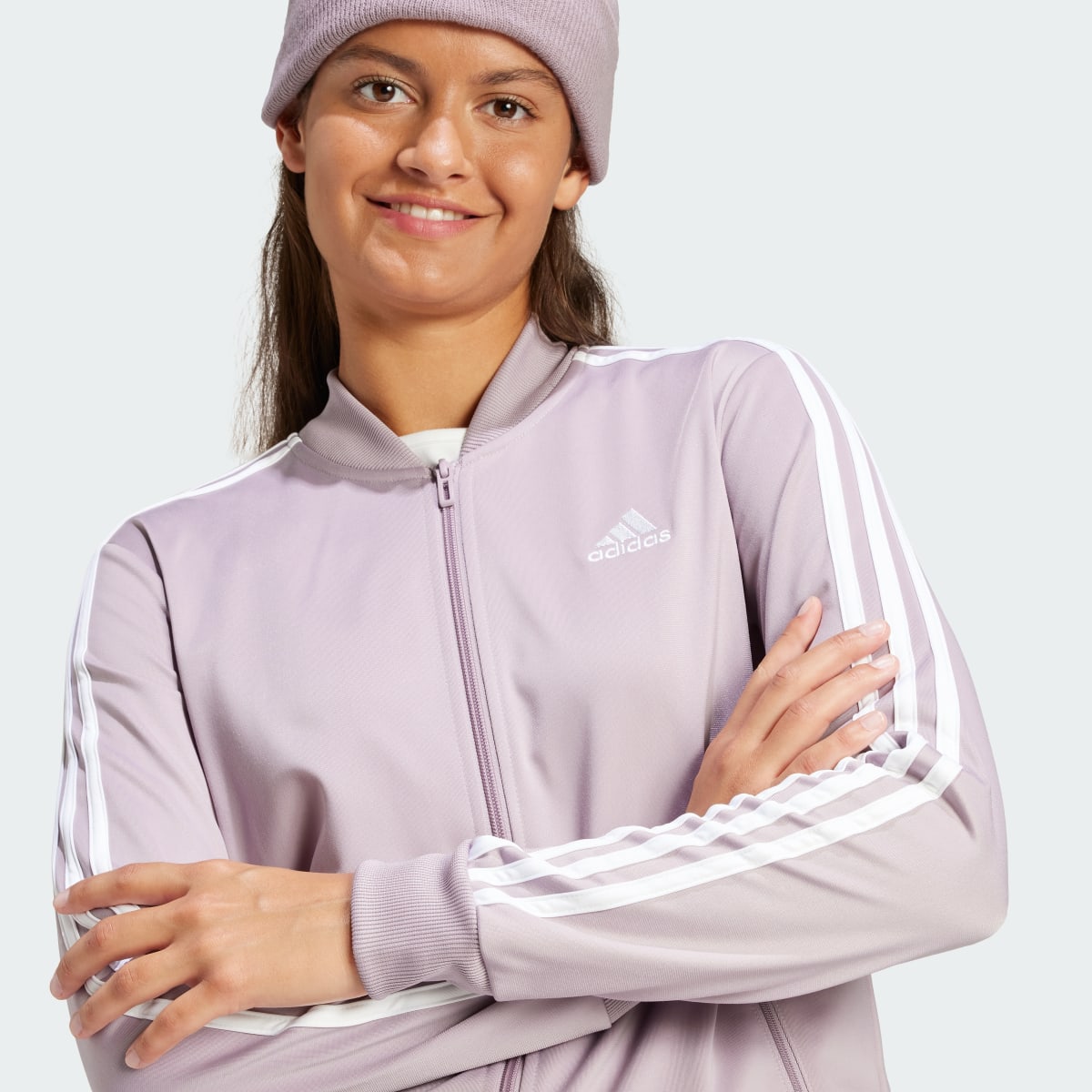 Adidas Essentials 3-Stripes Track Suit. 8