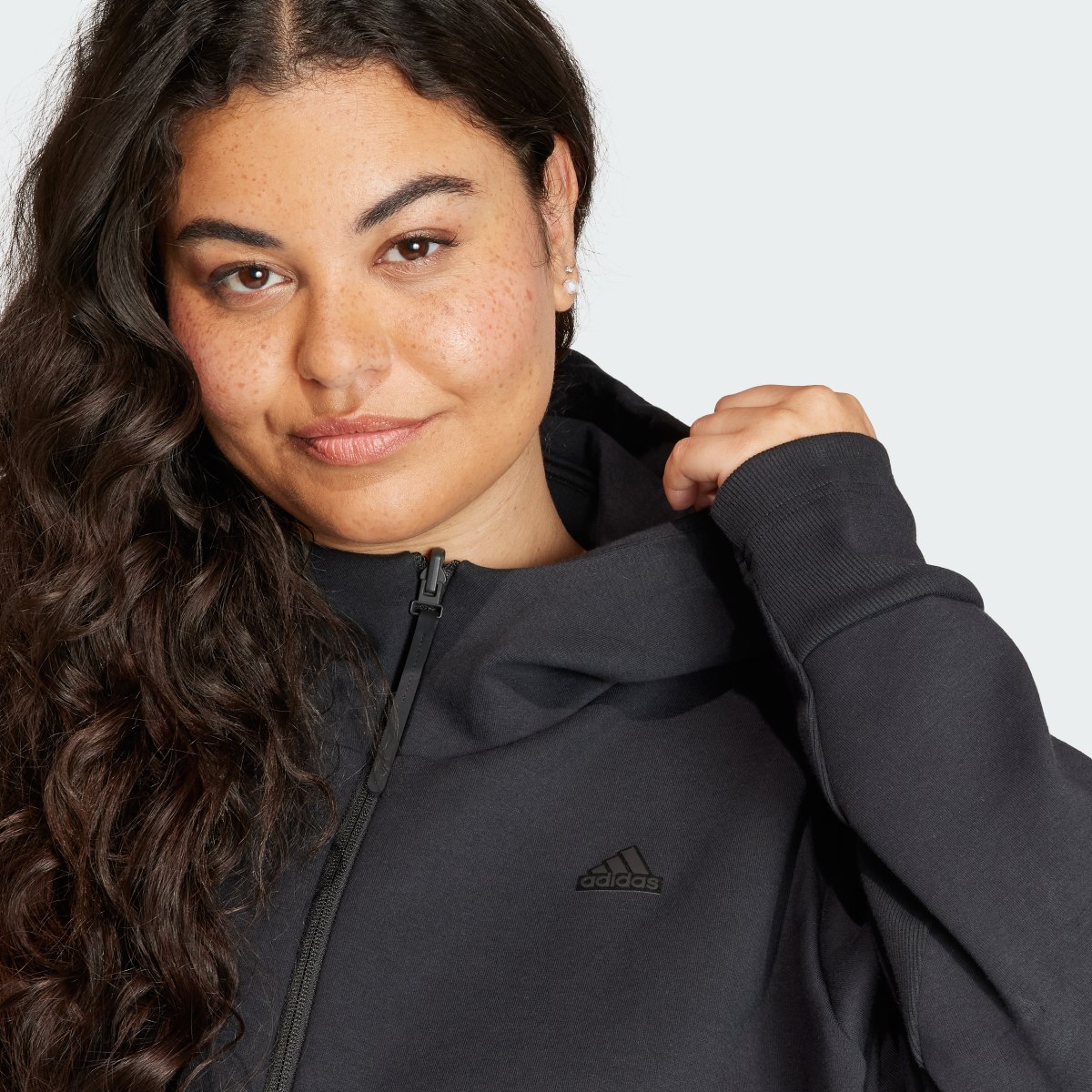 Adidas Z.N.E. Full-Zip Hoodie (Plus Size). 7