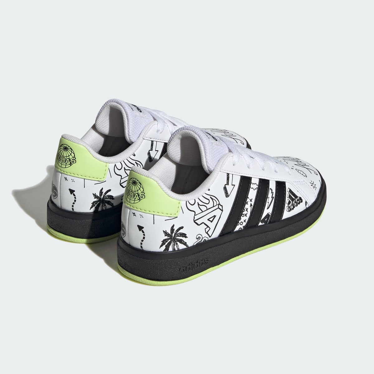 Adidas Grand Court 2.0 Kids Ayakkabı. 5