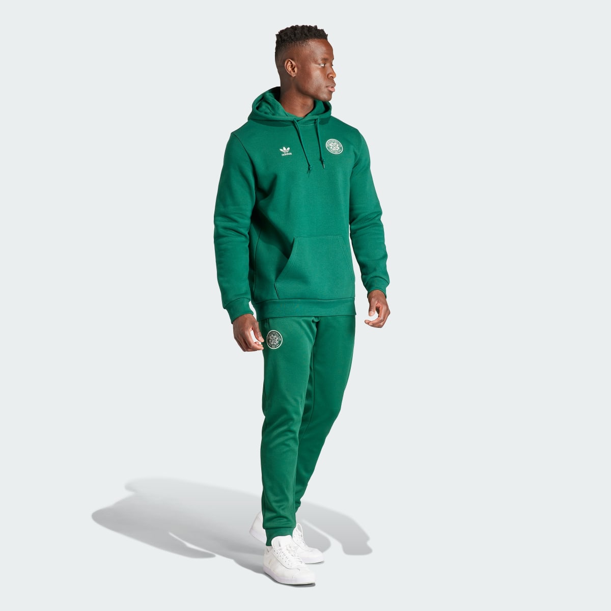 Adidas Camisola com Capuz Trefoil Essentials do Celtic FC. 4