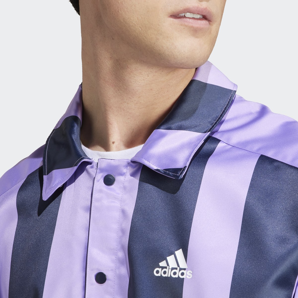 Adidas Satin Coaches Jacket. 7