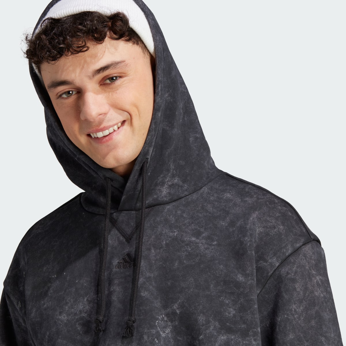 Adidas ALL SZN Garment-Wash Hoodie. 6