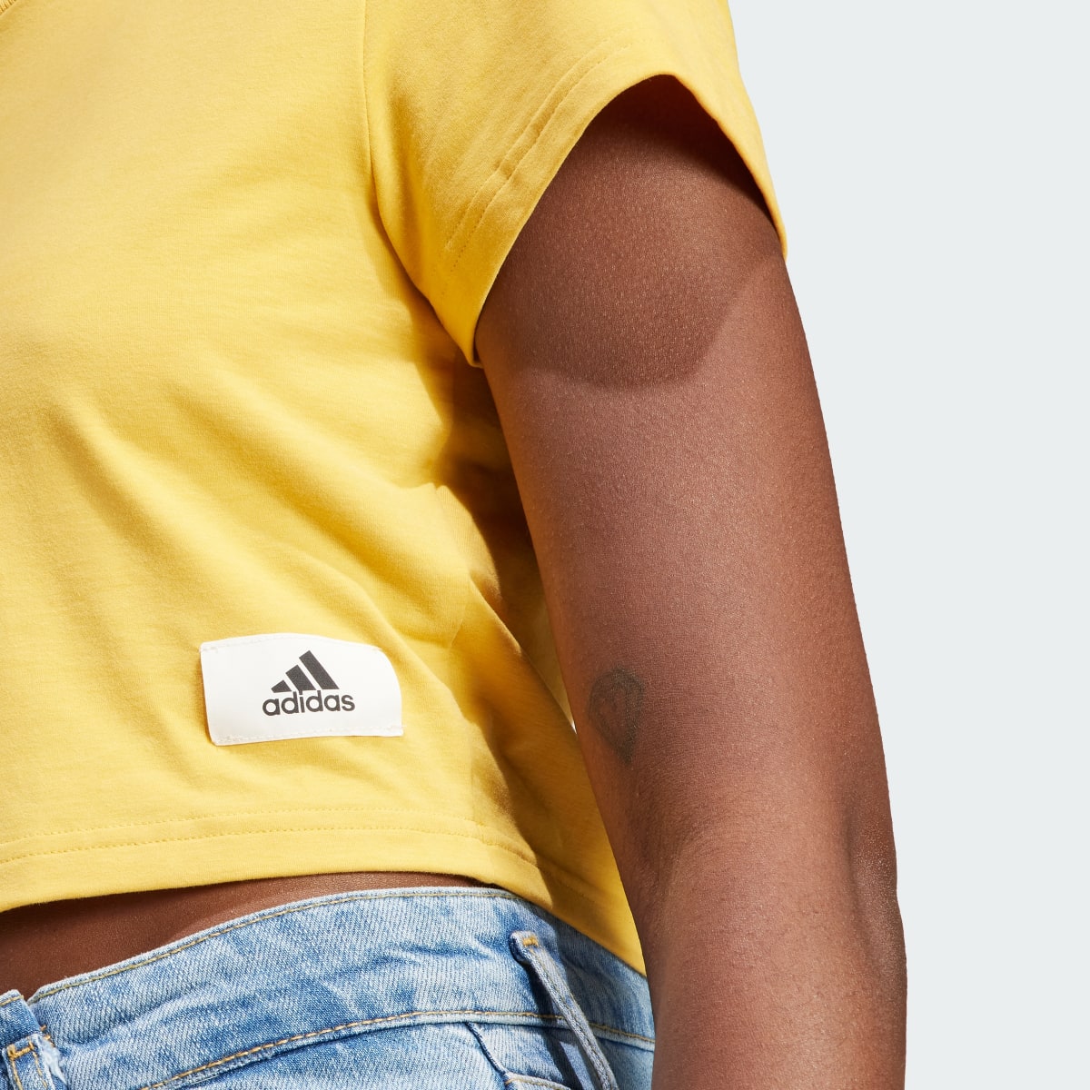 Adidas Lounge Crop Tee. 6