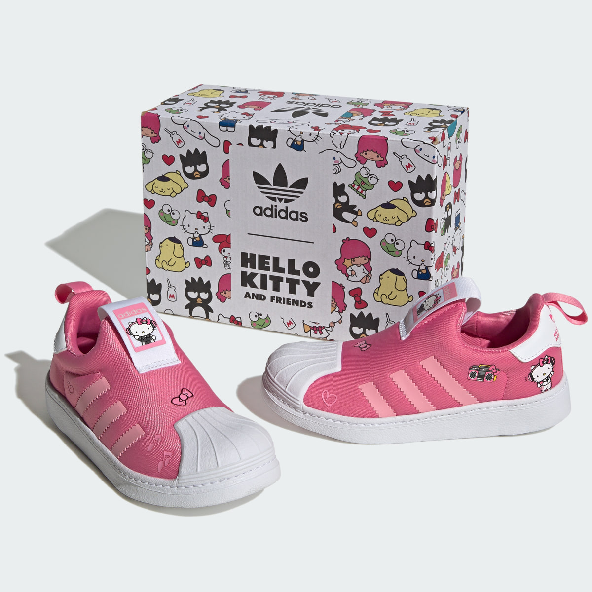 Adidas Originals x Hello Kitty and Friends Superstar 360 Kids Ayakkabı. 8