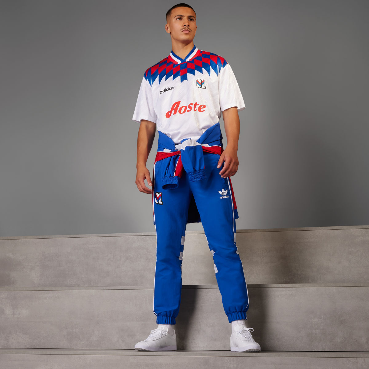 Adidas Olympique Lyonnais 95/96 Originals Track Pants. 5