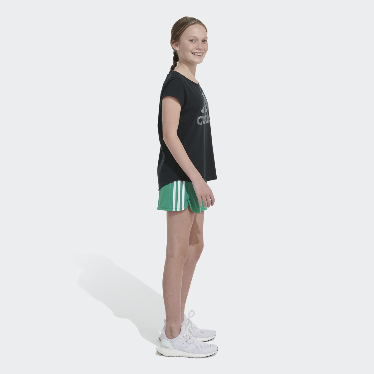 Adidas 3-Stripes Mesh Shorts. 6