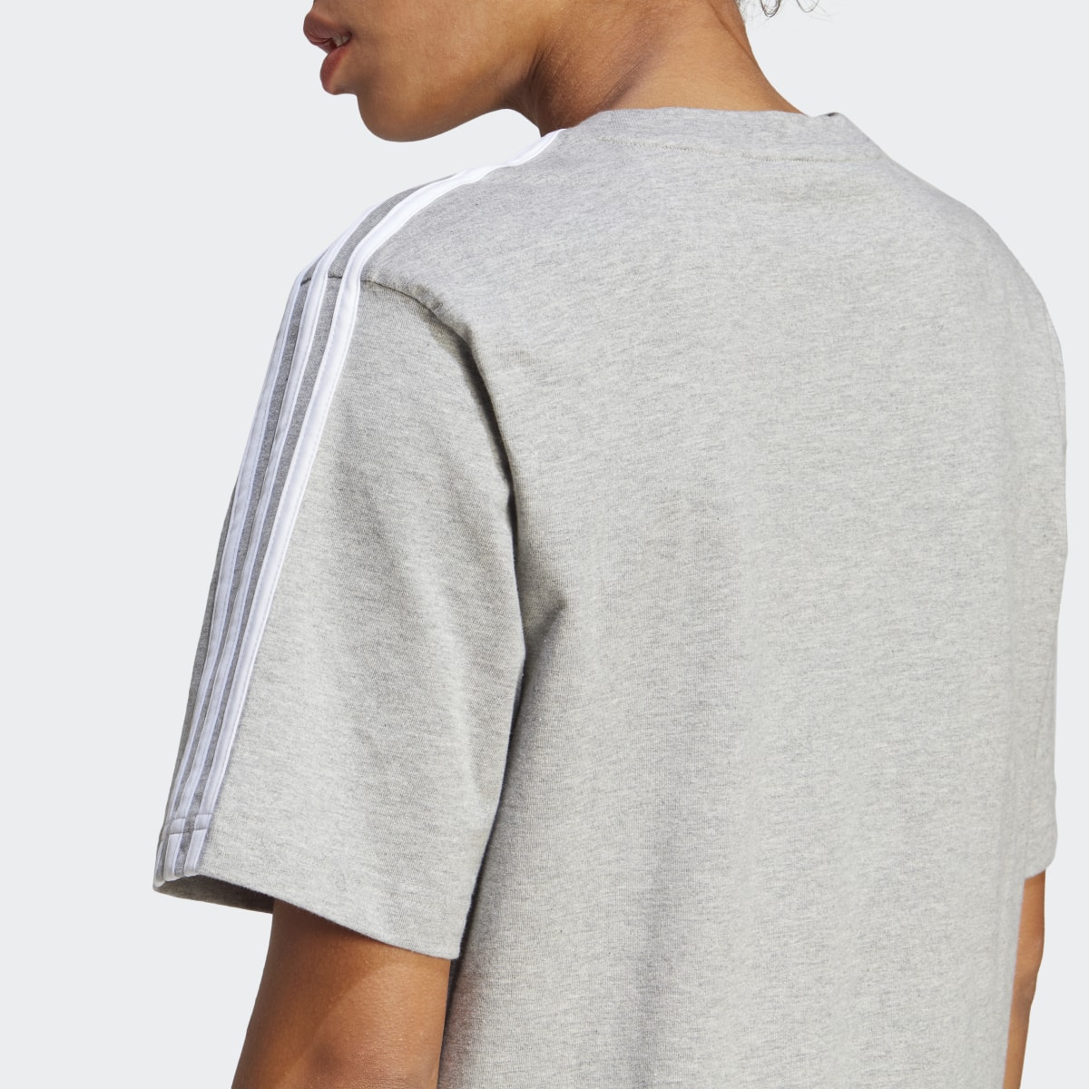 Adidas Abito Essentials 3-Stripes Single Jersey Boyfriend Tee. 7