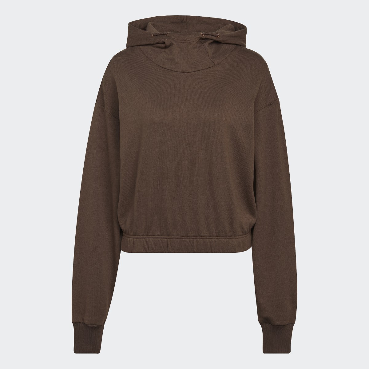 Adidas Studio Lounge Cropped Hoodie. 5