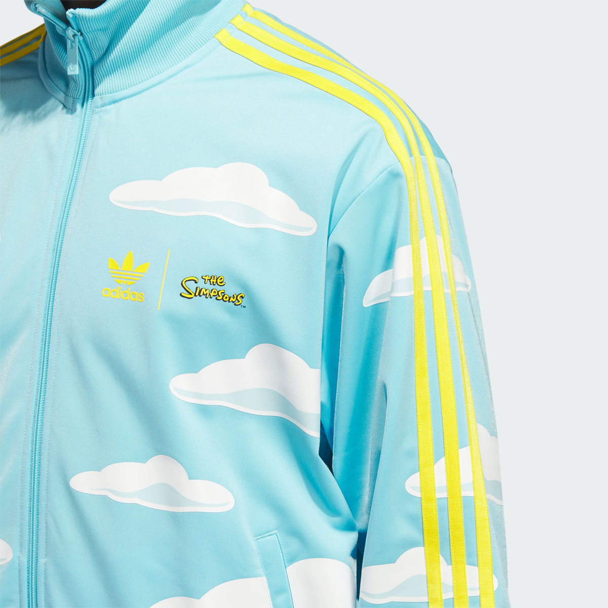 Adidas x Simpsons Cloud Allover Print Firebird Track Top. 6