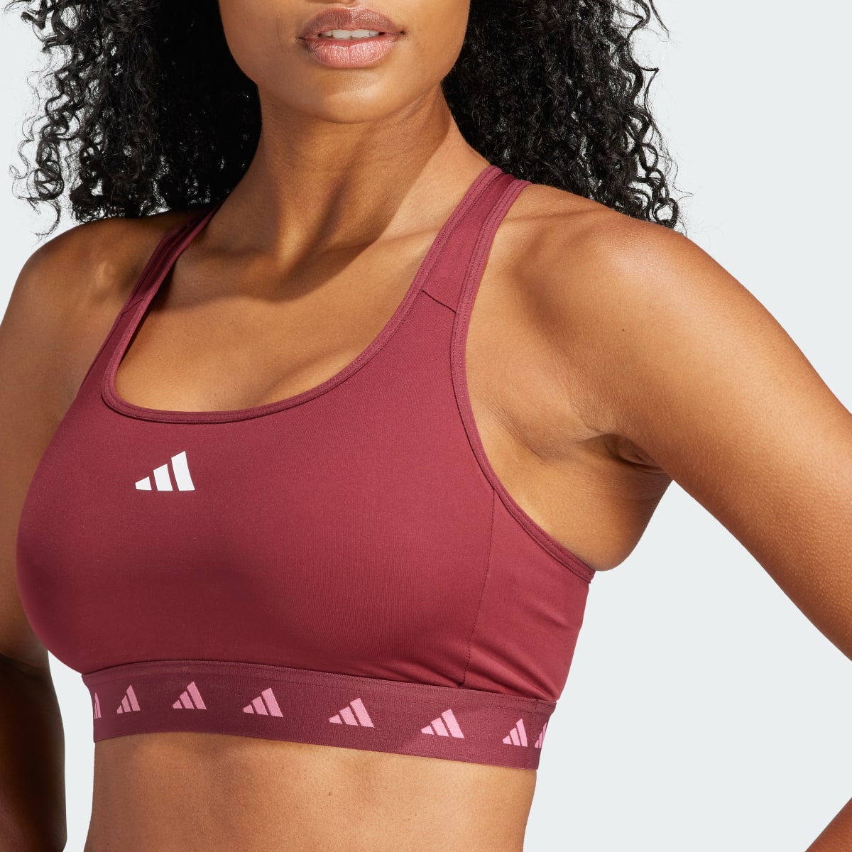 Adidas Reggiseno sportivo Powerreact Training Medium-Support Techfit. 7