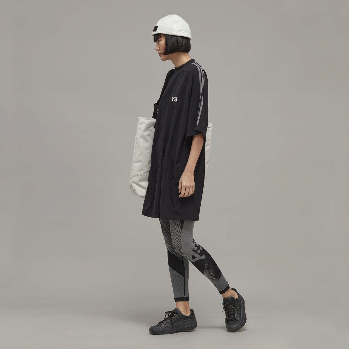 Adidas Robe t-shirt Y-3 3-Stripes. 4