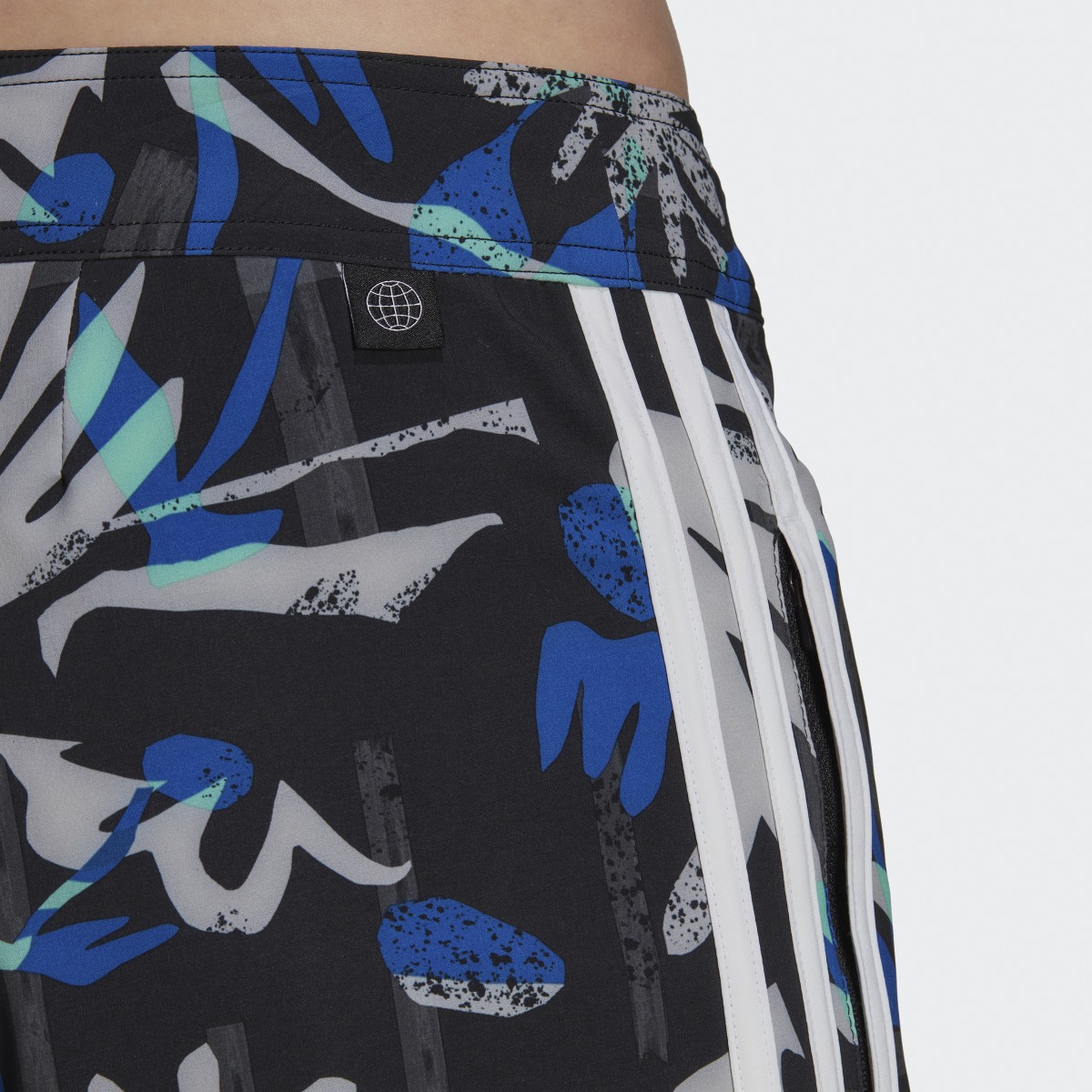 Adidas Seasonal Floral Beach Tech Shorts. 6