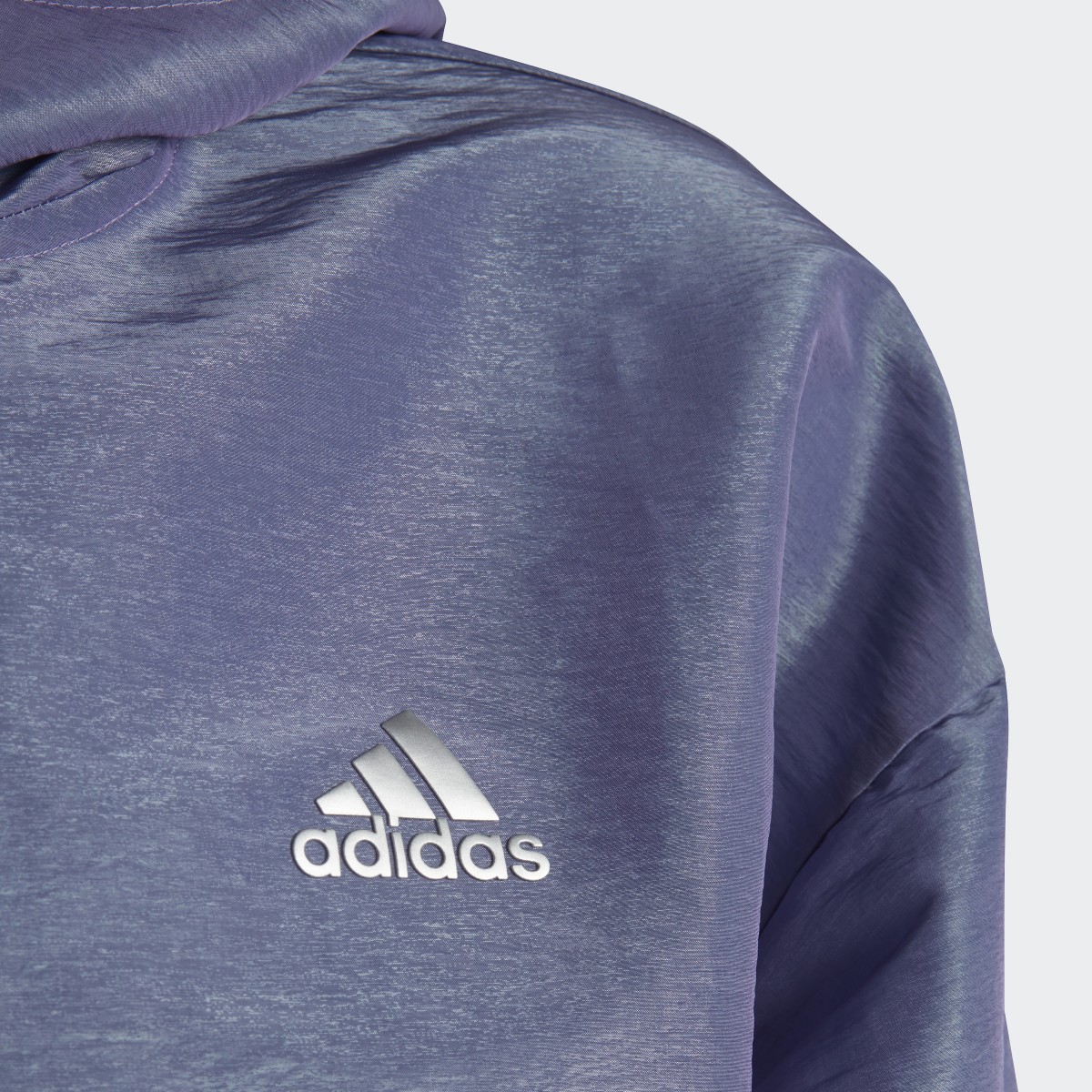 Adidas Dance Loose Fit Woven Half-Zip Hooded Track Top. 4