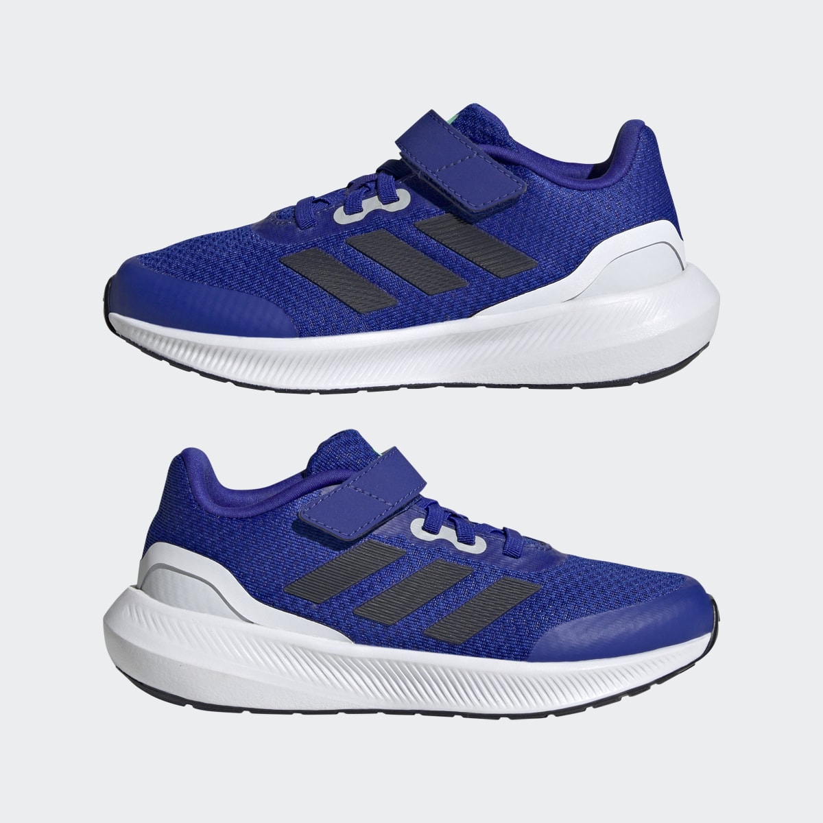 Adidas Chaussure à lacets élastiques et scratch RunFalcon 3.0. 8