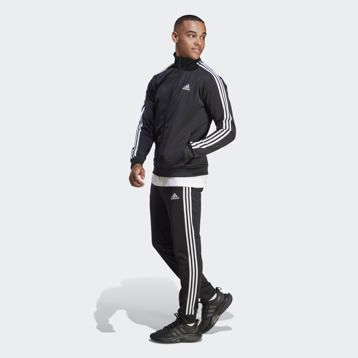 Adidas Basic 3-Stripes Tricot Track Suit. 4