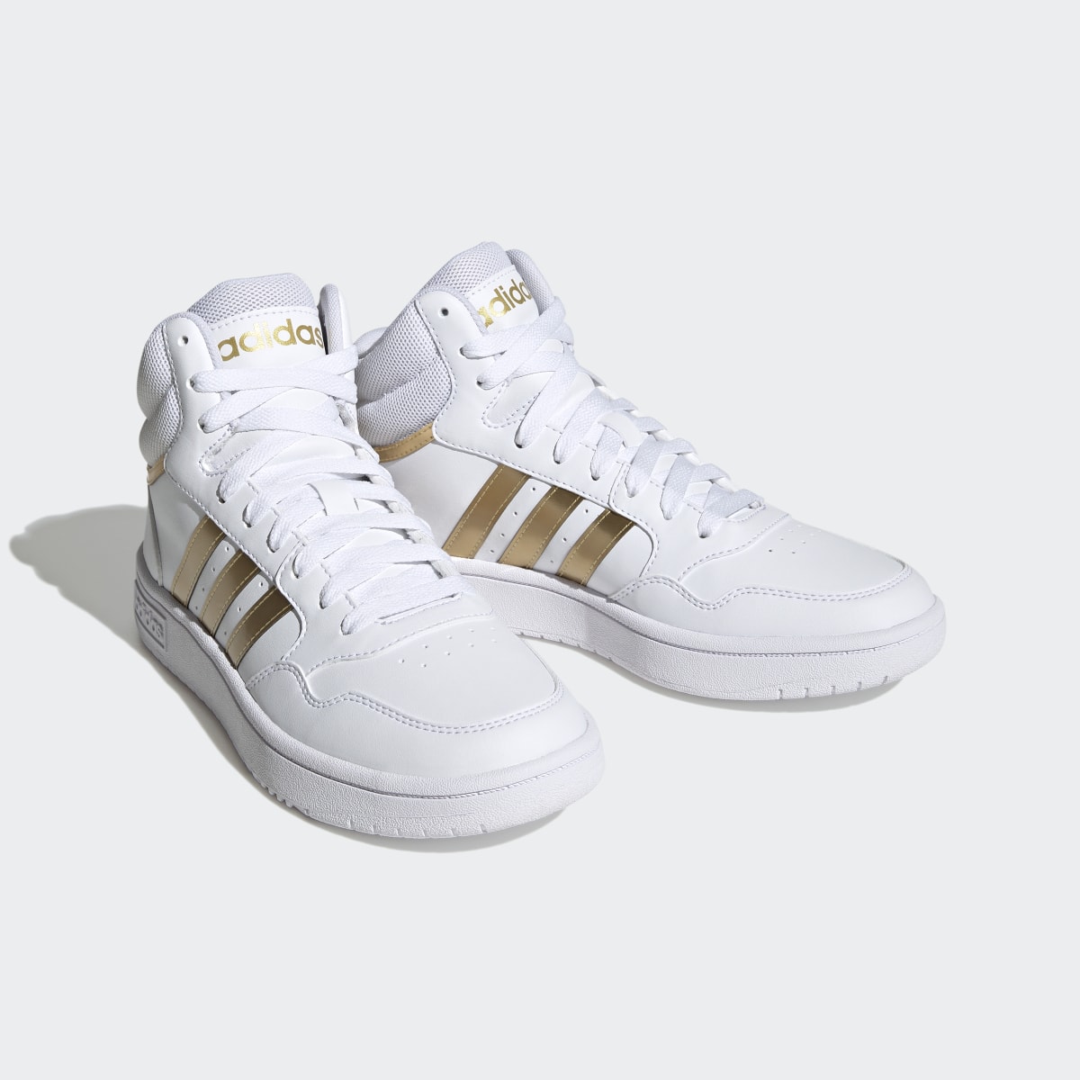 Adidas Hoops 3.0 Mid Lifestyle Basketball Classic Shoes. 5