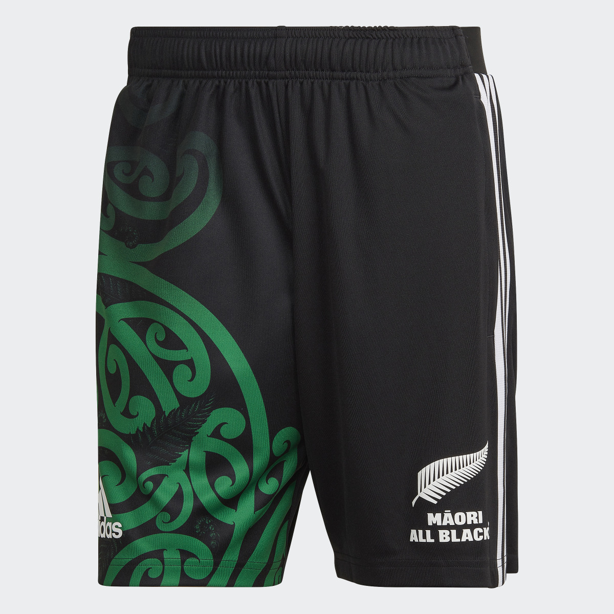 Adidas Maori All Blacks Rugby Gym Shorts. 5