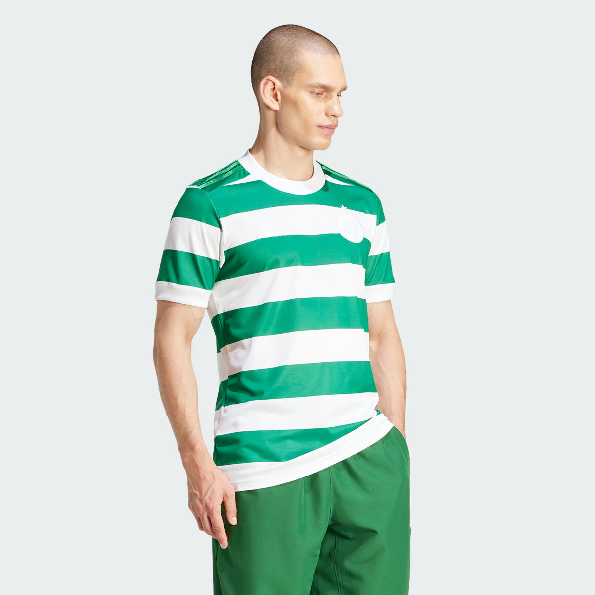 Adidas Celtic FC 23/24 120 Years of Hoops Home Jersey. 4 Adidas Celtic FC 23/24 120 Years of Hoops Home Jersey. 4