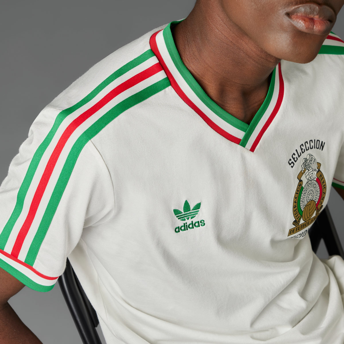 Adidas Jersey Visitante Selección Nacional México 1985. 7