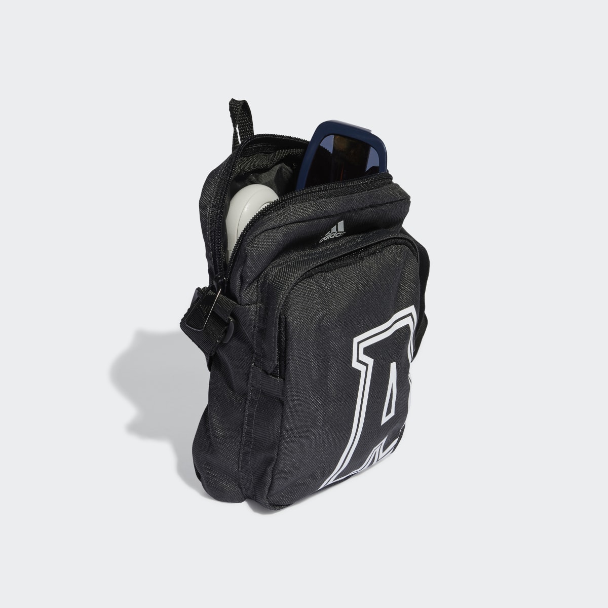 Adidas Classic Brand Love Initial Print Organizer Bag. 5
