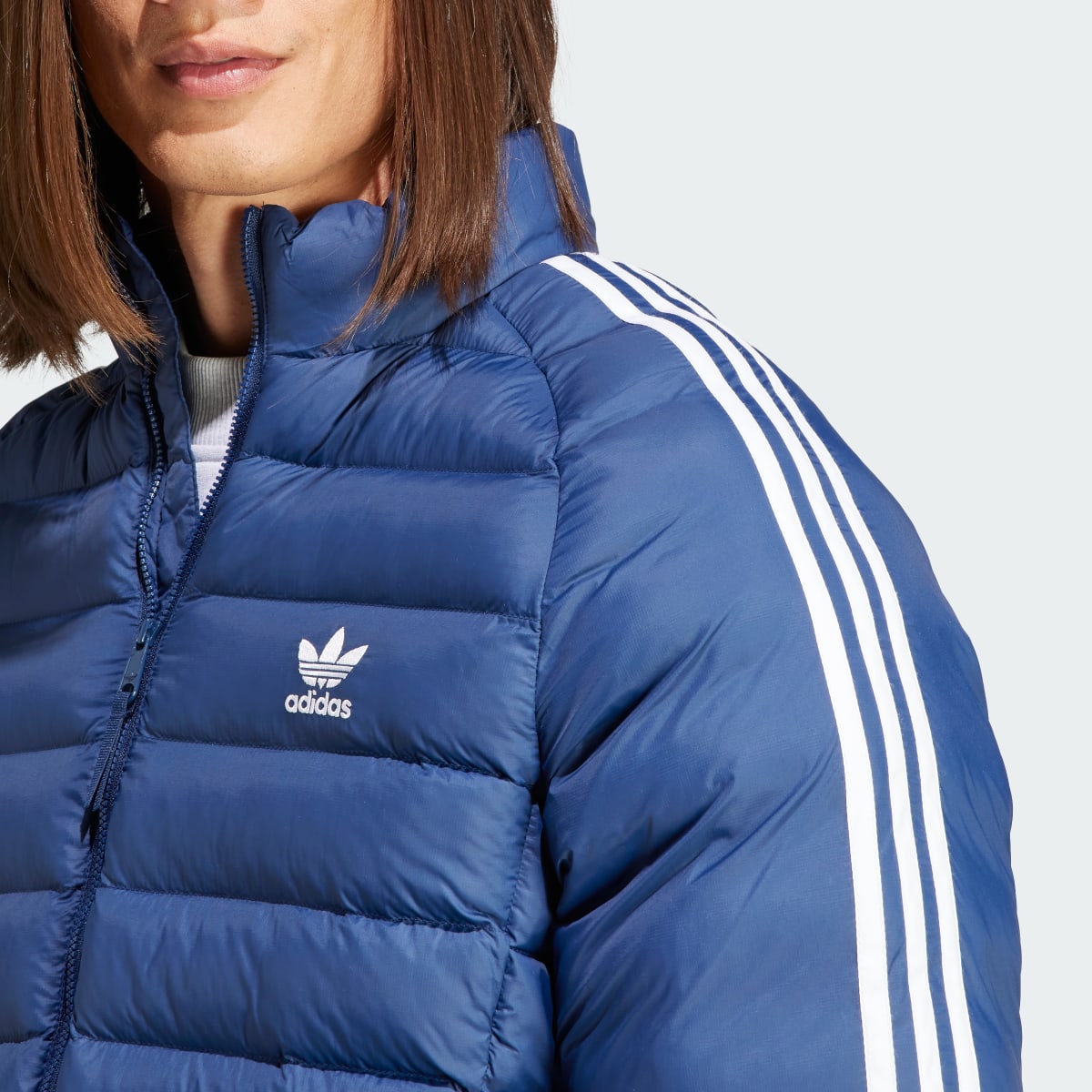 Adidas Padded Stand-Up Collar Puffer Jacket. 7