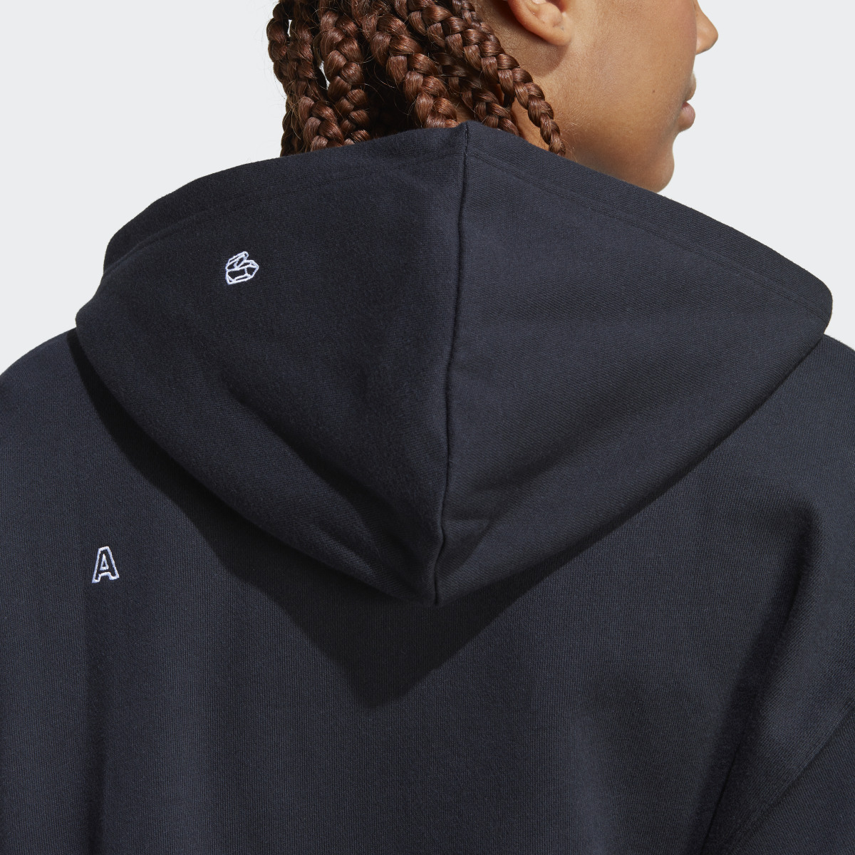 Adidas Relaxed Hoodie with Healing Crystals-Inspired Graphics. 7