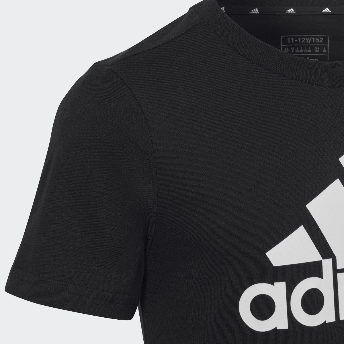 Adidas Essentials Big Logo Cotton Slim Tee. 6