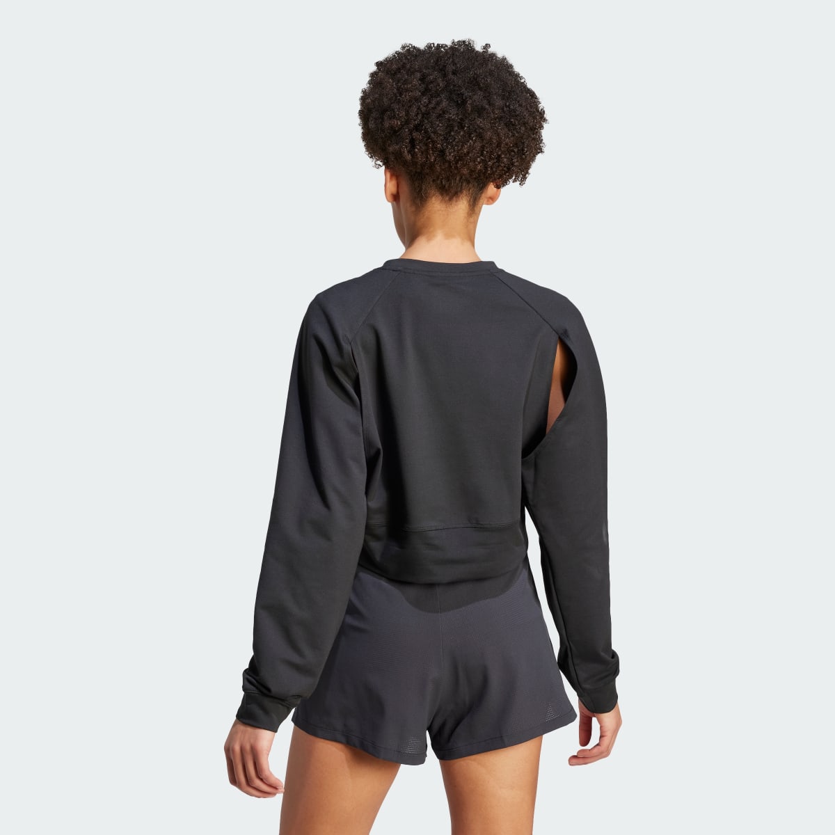 Adidas Bluza Power AEROREADY Crop Cover-Up. 4