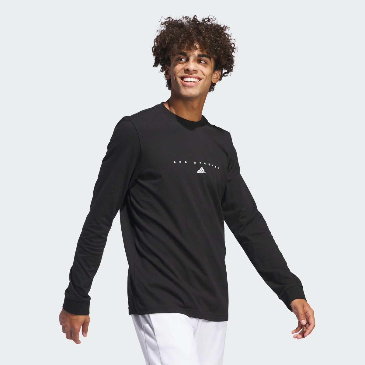 Adidas LA Graphic Long Sleeve Tee. 4