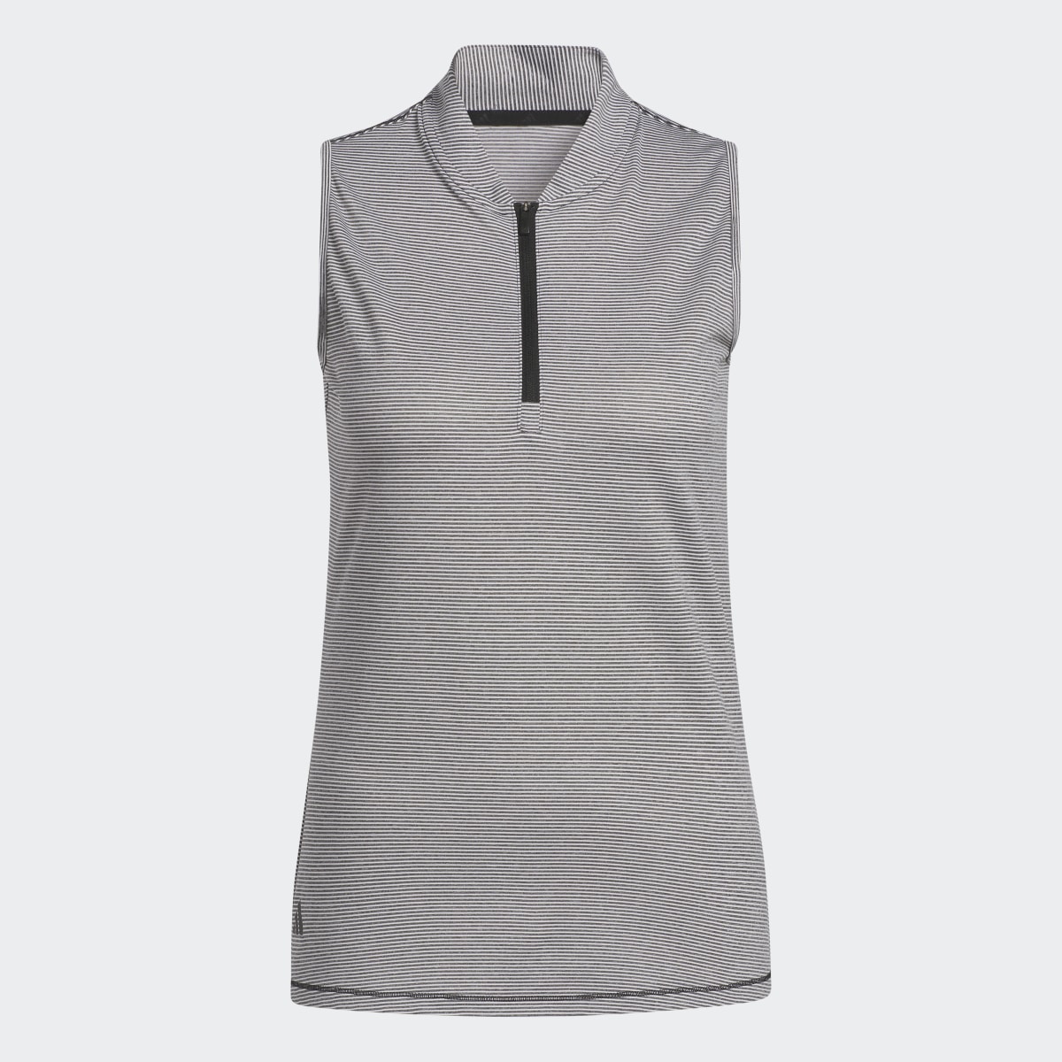 Adidas Two-Color Ottoman Sleeveless Golf Polo Shirt. 6
