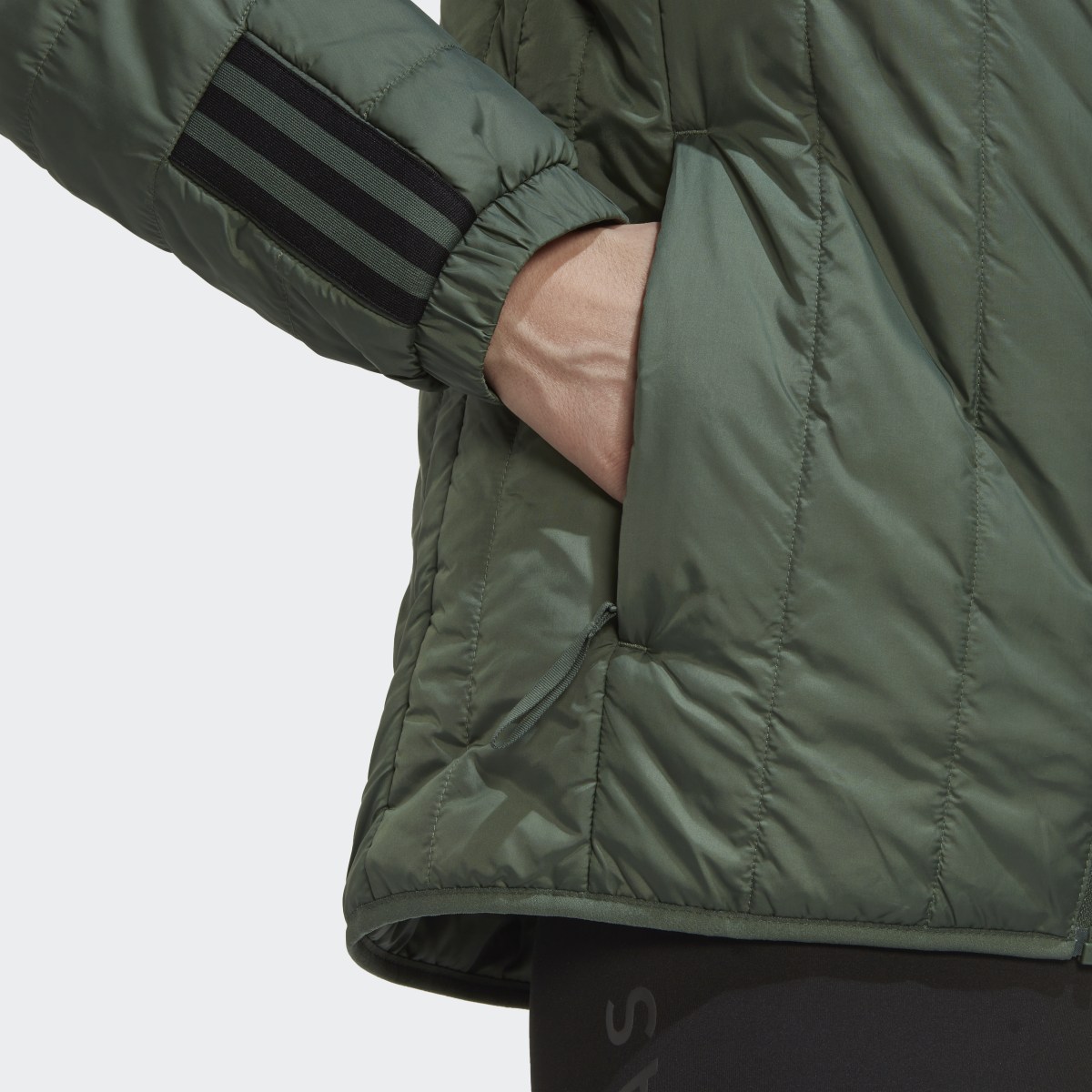 Adidas Chaqueta con capucha Itavic Light 3 bandas. 8