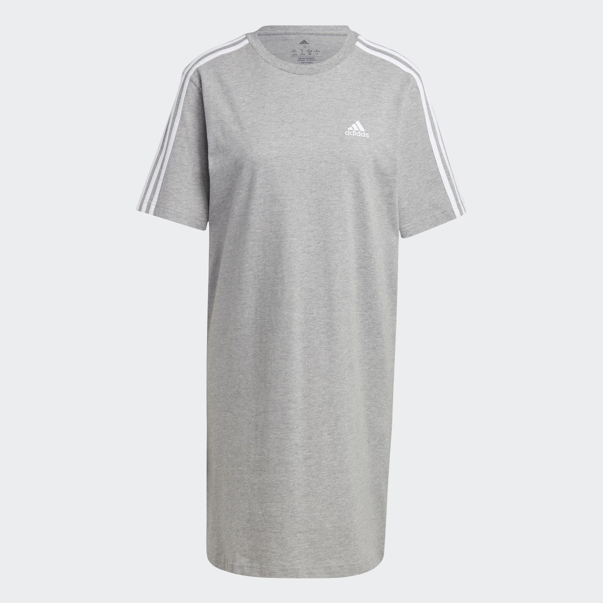 Adidas Robe t-shirt en jersey coupe boyfriend Essentials 3-Stripes. 5