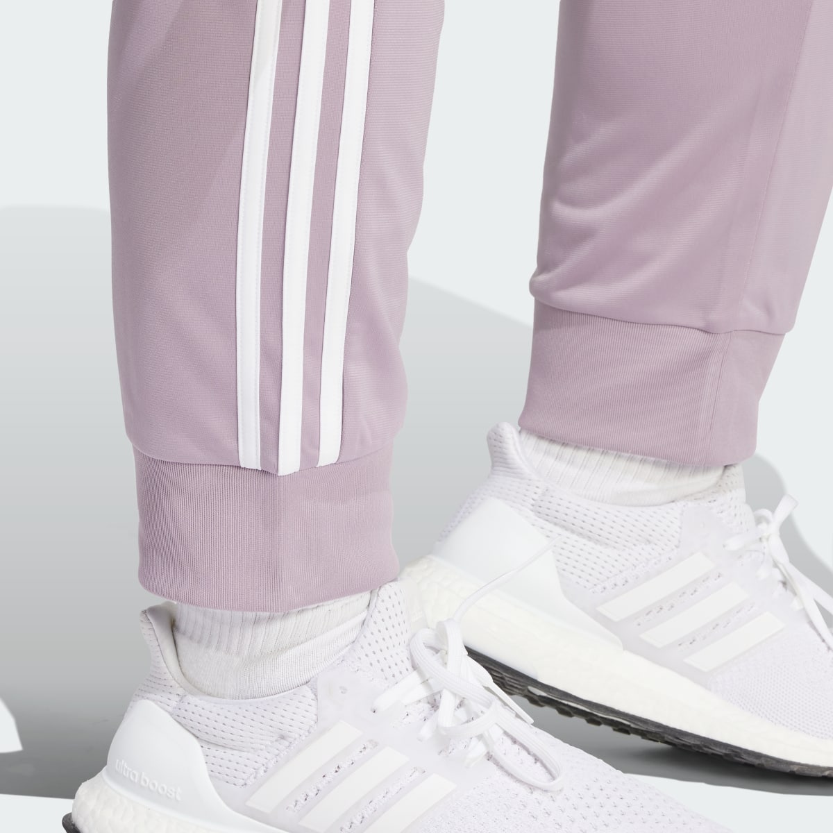 Adidas Essentials Warm-Up Slim Tapered 3-Stripes Track Pants (Plus Size). 6